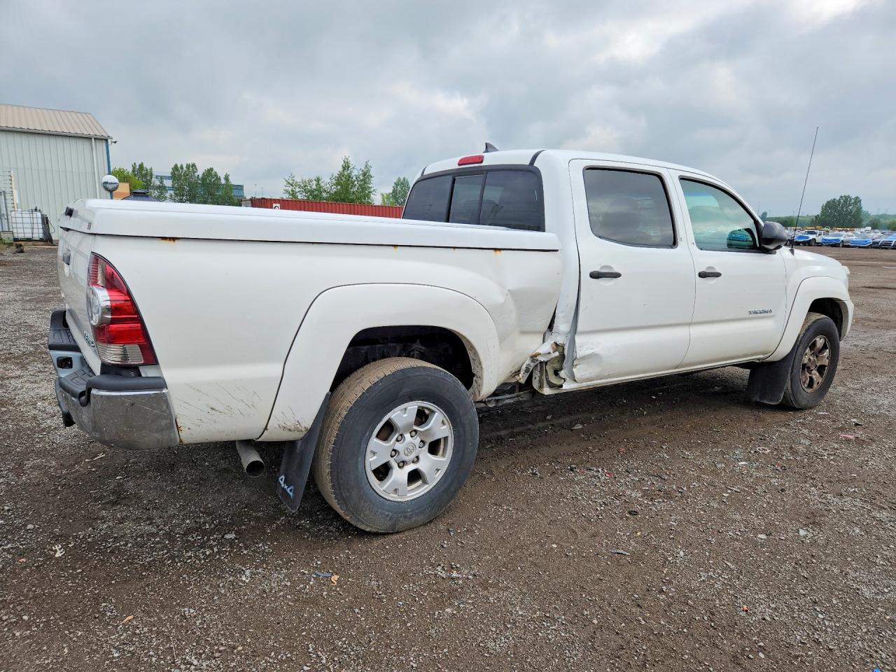 2015 Toyota Tacoma Double Cab Long Bed Белый vin: 5TFMU4FN7FX035862