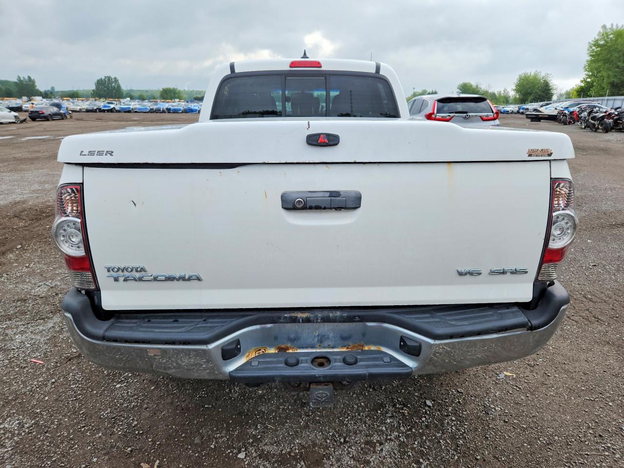 2015 Toyota Tacoma Double Cab Long Bed Белый vin: 5TFMU4FN7FX035862