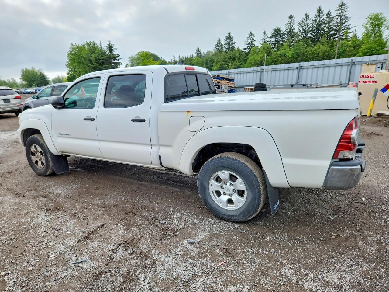 2015 Toyota Tacoma Double Cab Long Bed Белый vin: 5TFMU4FN7FX035862