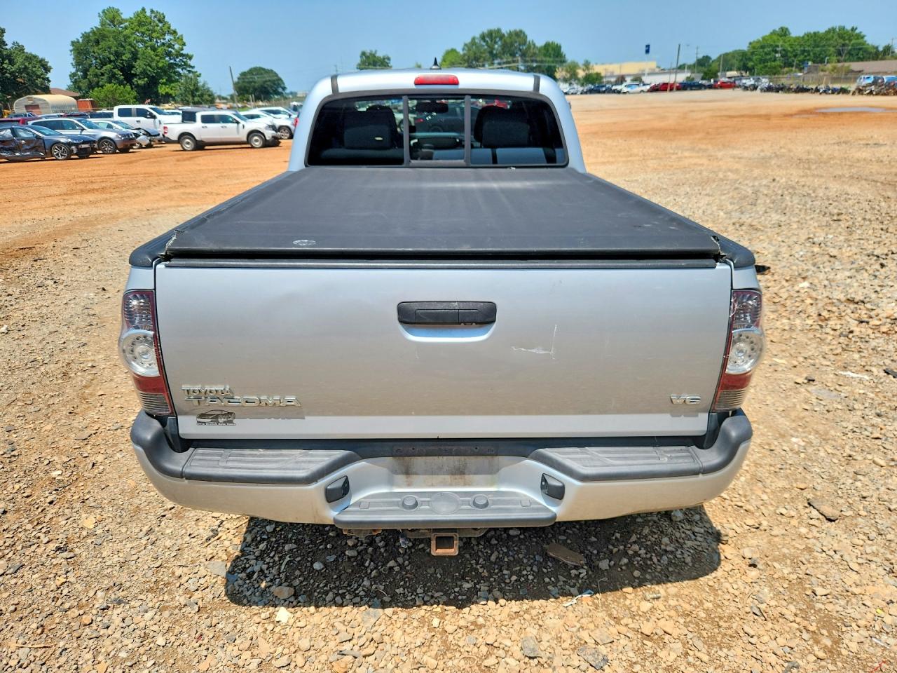 2012 Toyota Tacoma Double Cab Long Bed Silver vin: 5TFMU4FN9CX005399