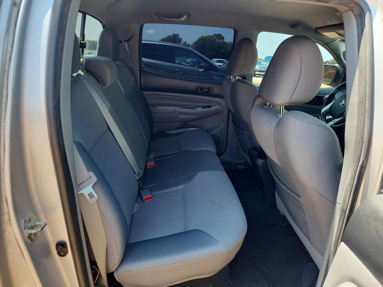 2012 Toyota Tacoma Double Cab Long Bed Silver vin: 5TFMU4FN9CX005399