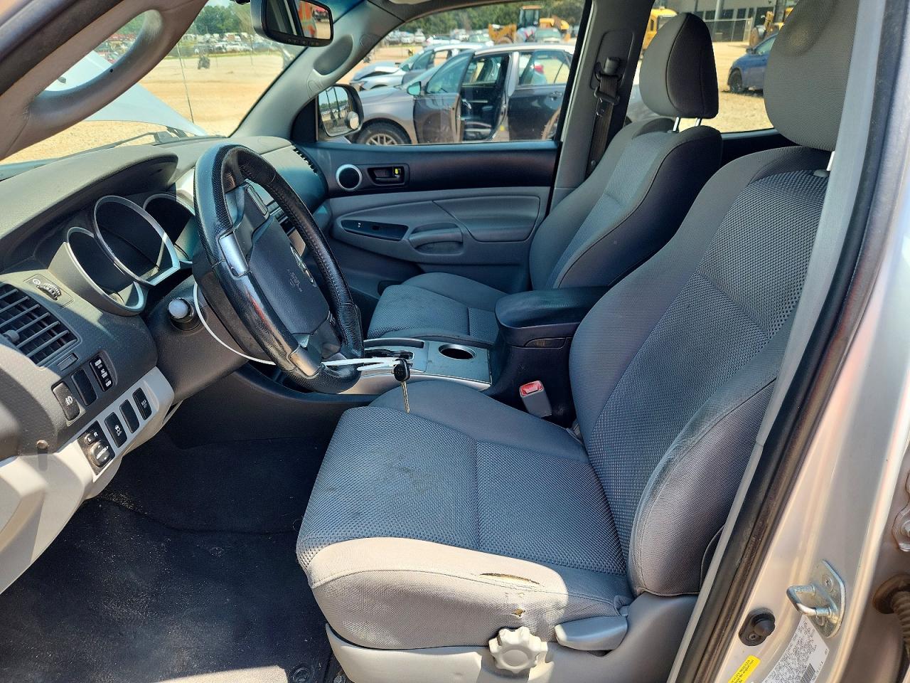 2012 Toyota Tacoma Double Cab Long Bed Silver vin: 5TFMU4FN9CX005399