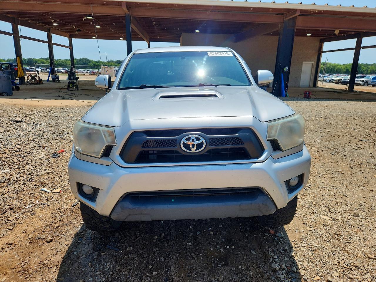 2012 Toyota Tacoma Double Cab Long Bed Silver vin: 5TFMU4FN9CX005399
