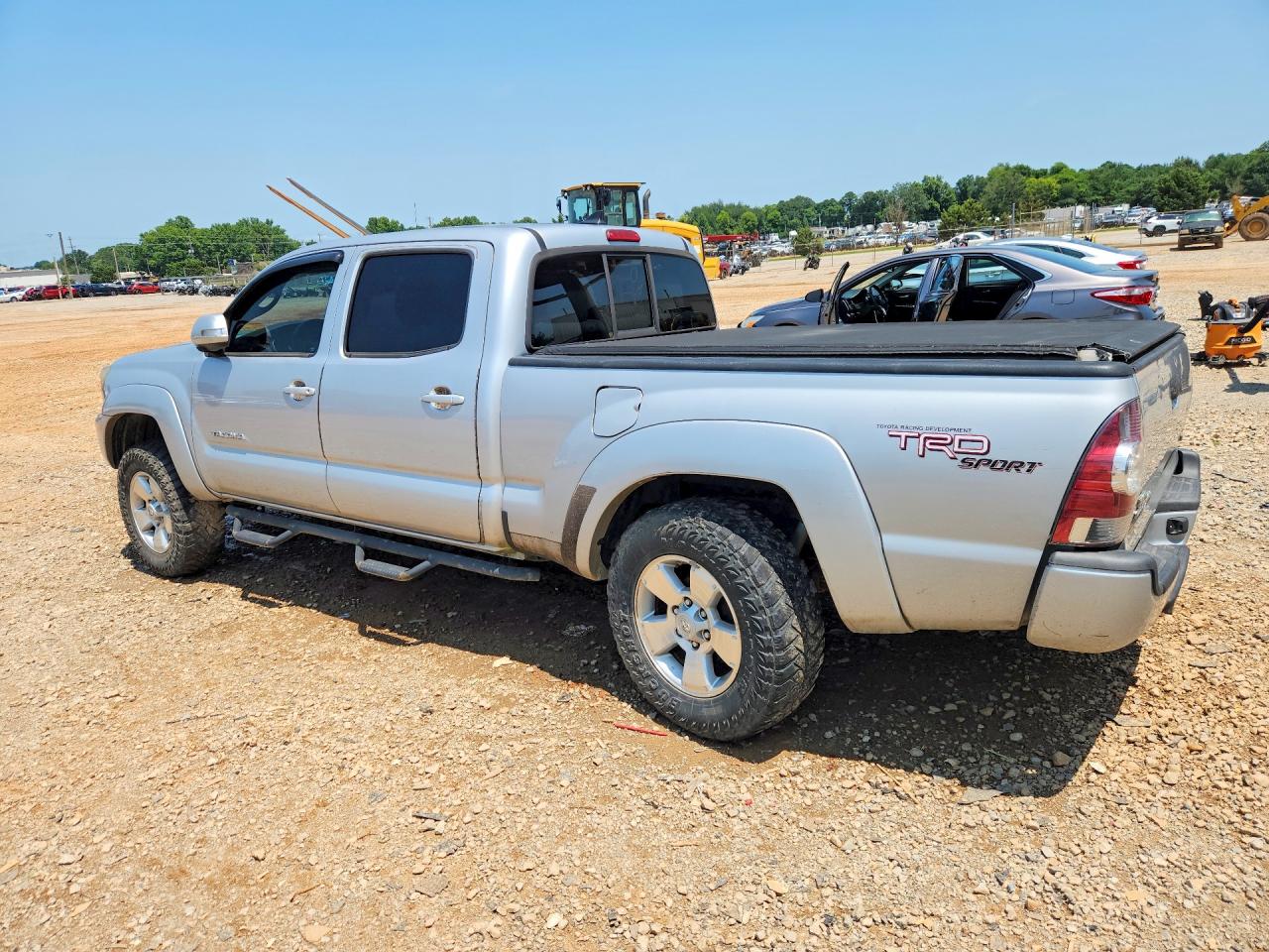 2012 Toyota Tacoma Double Cab Long Bed Silver vin: 5TFMU4FN9CX005399