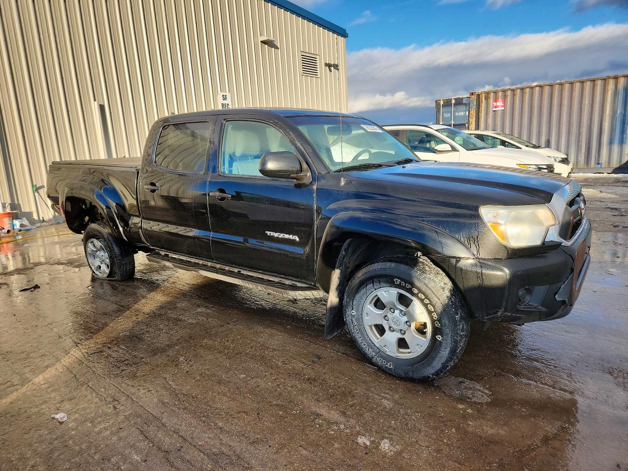2015 Toyota Tacoma Double Cab Long Bed Black vin: 5TFMU4FN9FX034096