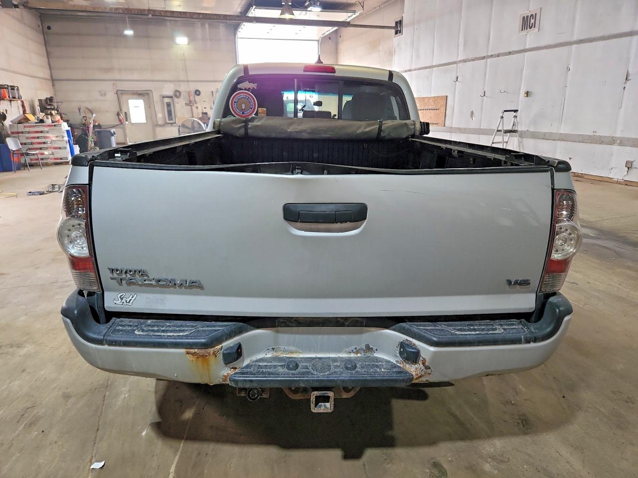 2012 Toyota Tacoma Double Cab Long Bed Silver vin: 5TFMU4FNXCX006027
