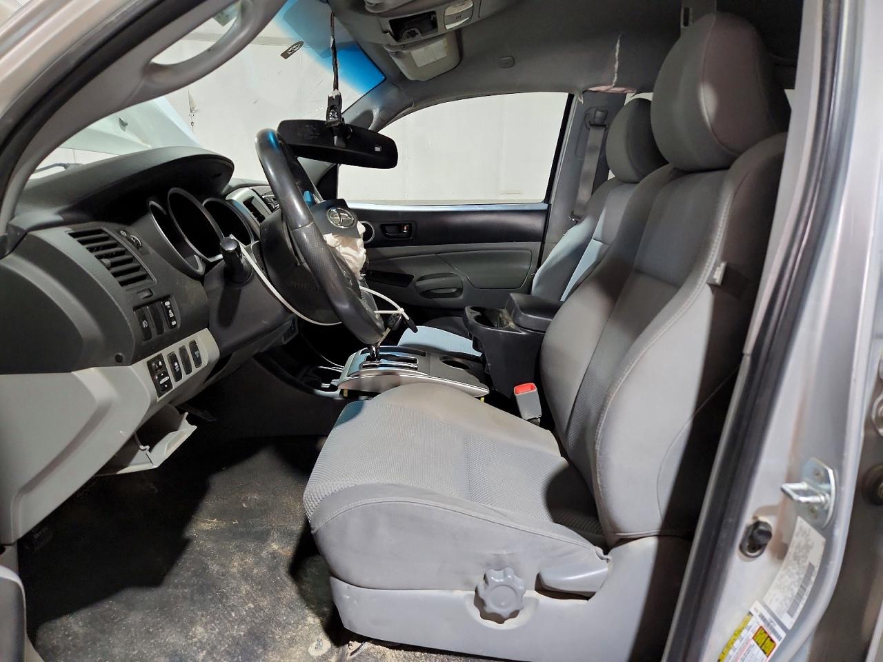 2012 Toyota Tacoma Double Cab Long Bed Silver vin: 5TFMU4FNXCX006027