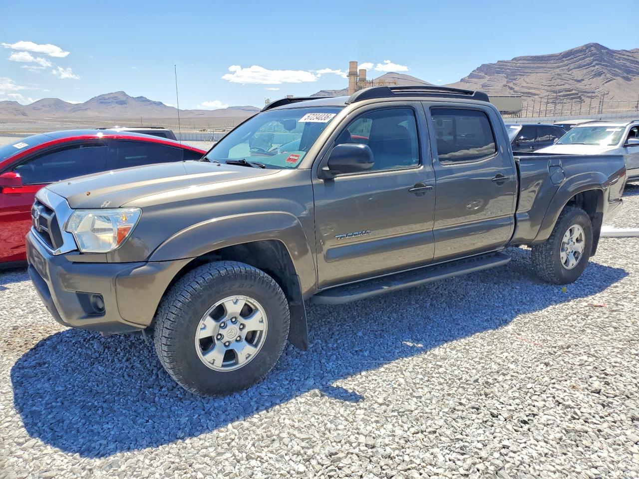 2013 Toyota Tacoma Double Cab Long Bed Tan vin: 5TFMU4FNXDX015618
