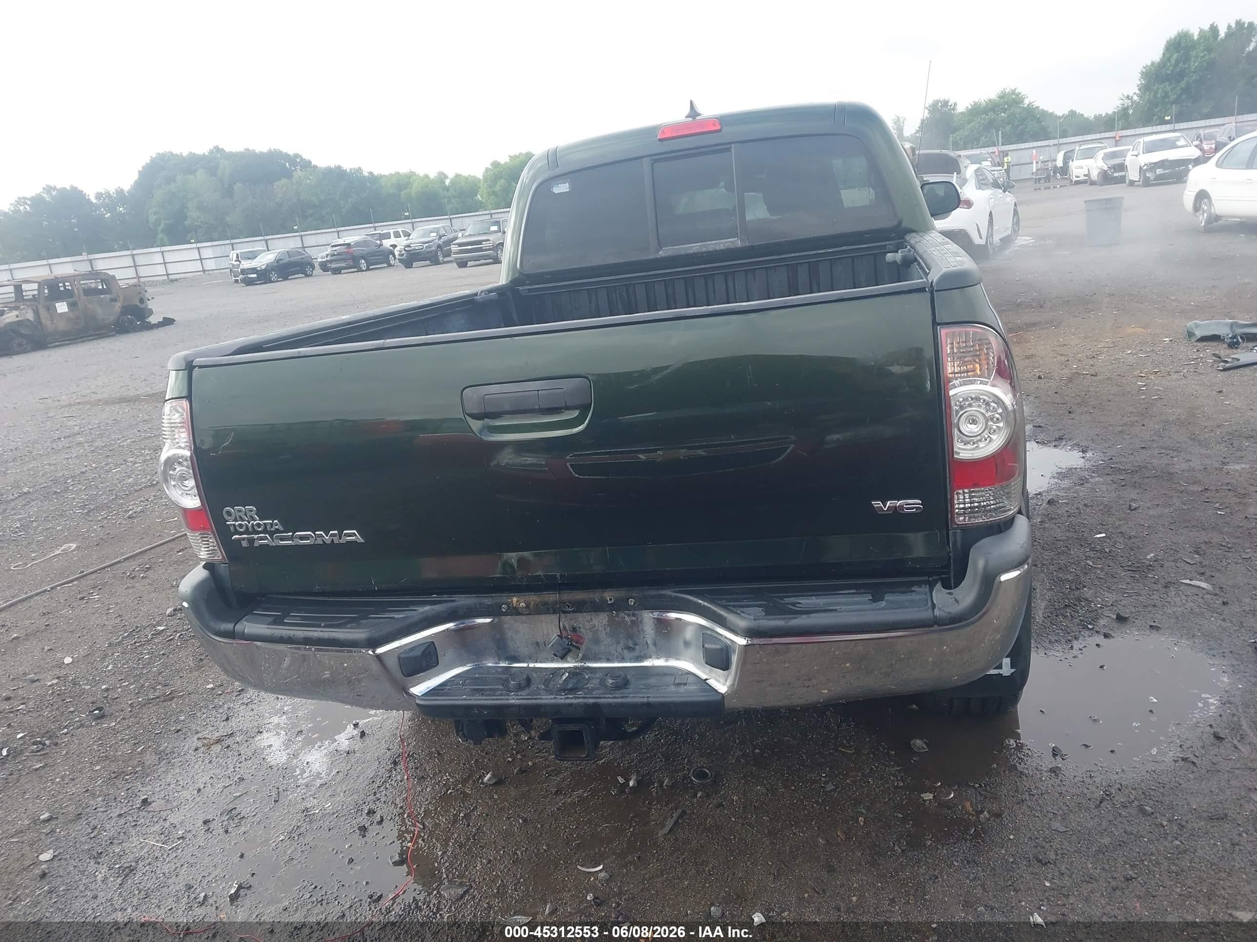 2013 Toyota Tacoma Base V6 Green vin: 5TFMU4FNXDX017224