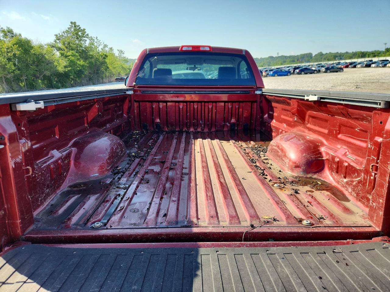 2007 Toyota Tundra Base Red vin: 5TFMV52167X015352