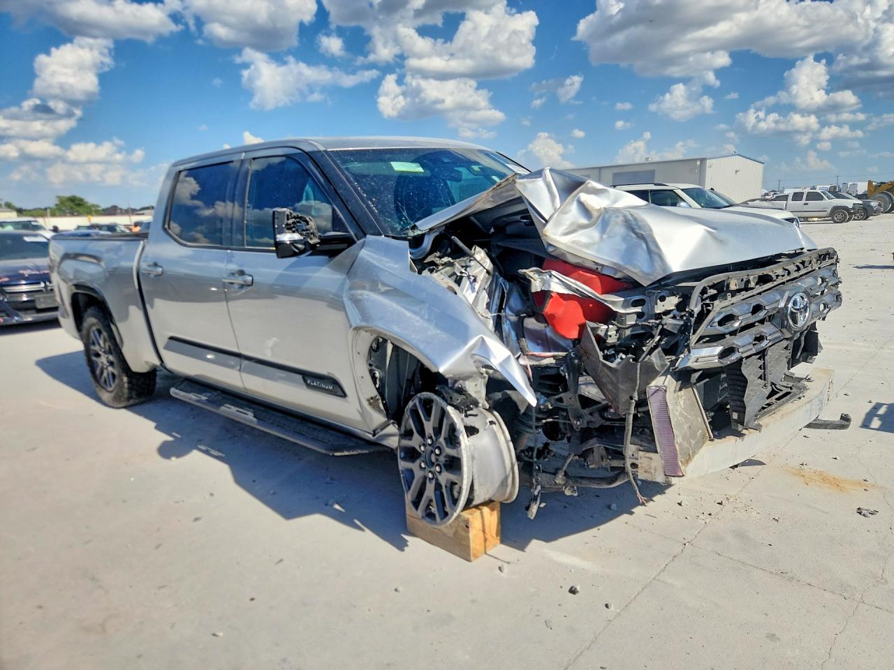 2023 Toyota Tundra Platinum Silver vin: 5TFNA5EC5PX018241