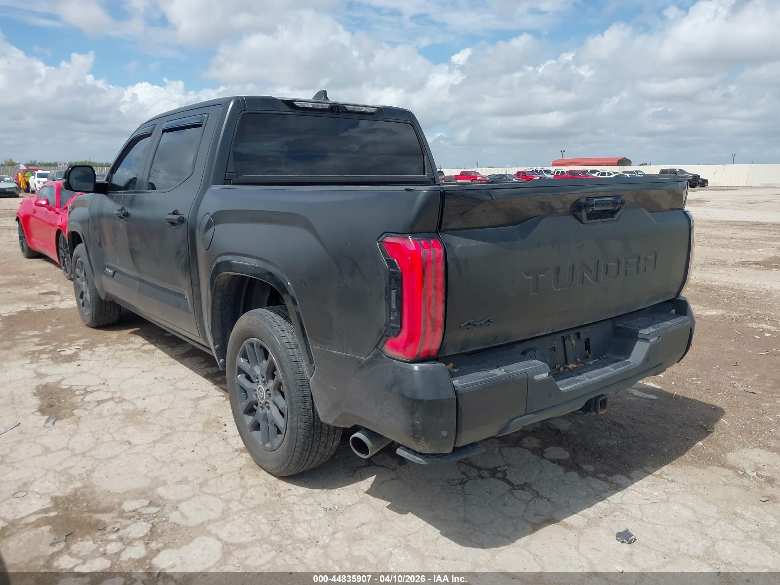 2024 Toyota Tundra Hybrid Platinum 4wd Black vin: 5TFNC5DB7RX055863