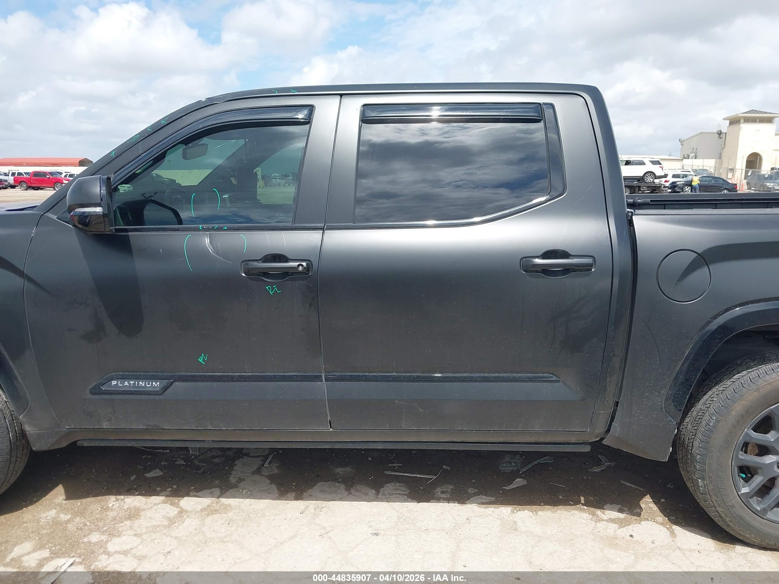 2024 Toyota Tundra Hybrid Platinum 4wd Black vin: 5TFNC5DB7RX055863
