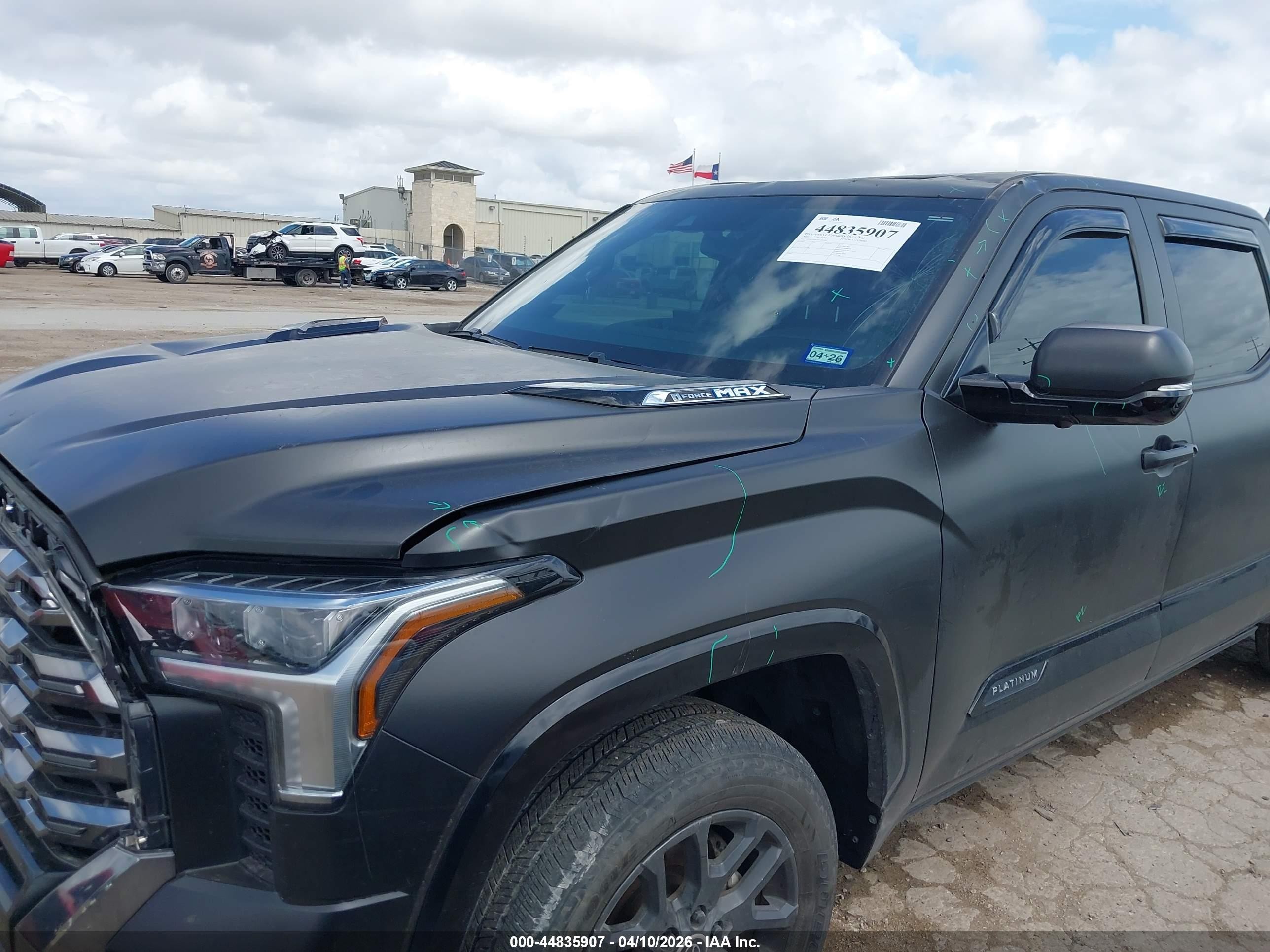 2024 Toyota Tundra Hybrid Platinum 4wd Black vin: 5TFNC5DB7RX055863