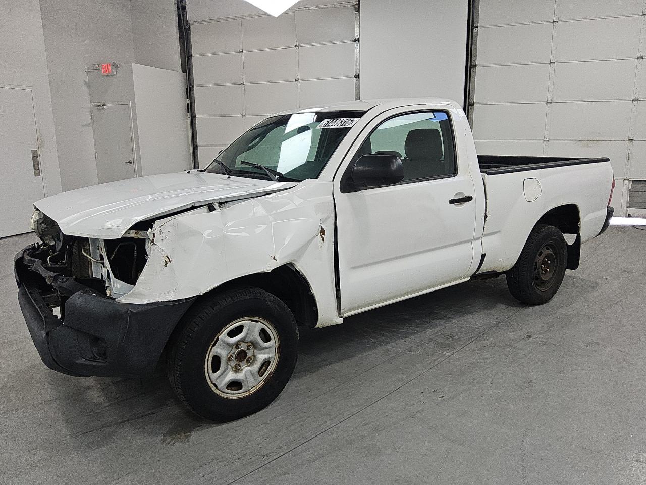 2013 Toyota Tacoma Base White vin: 5TFNX4CN0DX022027 Damage: Left Front Fender, Severe Damage, Replacement Required