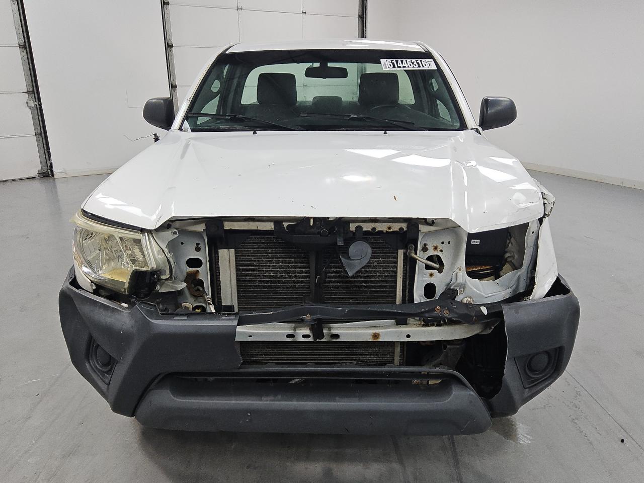 2013 Toyota Tacoma Base White vin: 5TFNX4CN0DX022027 Damage: Front Bumper Reinforcement, Broken, Replacement Required