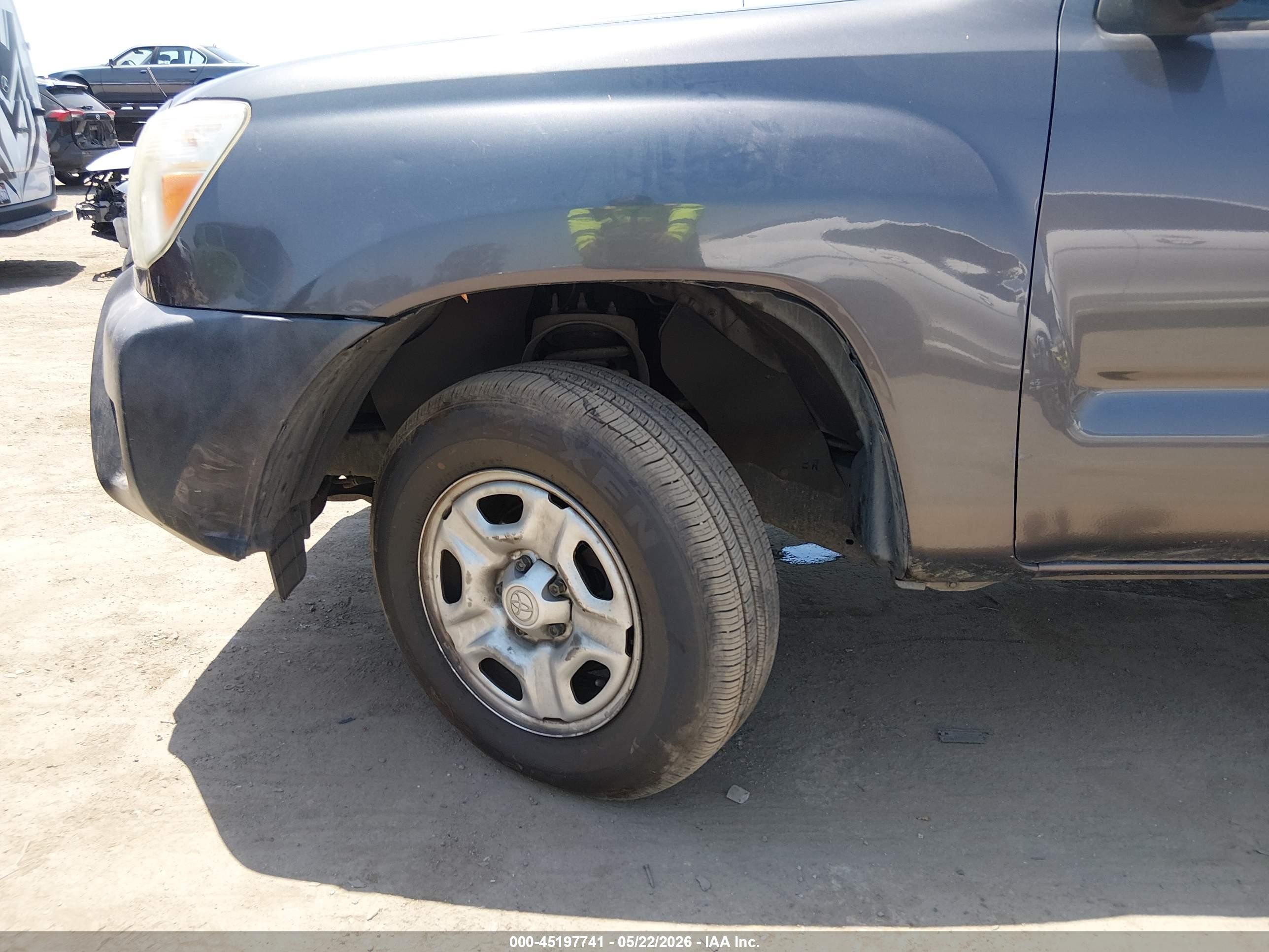 2014 Toyota Tacoma   Серый vin: 5TFNX4CN0EX032736