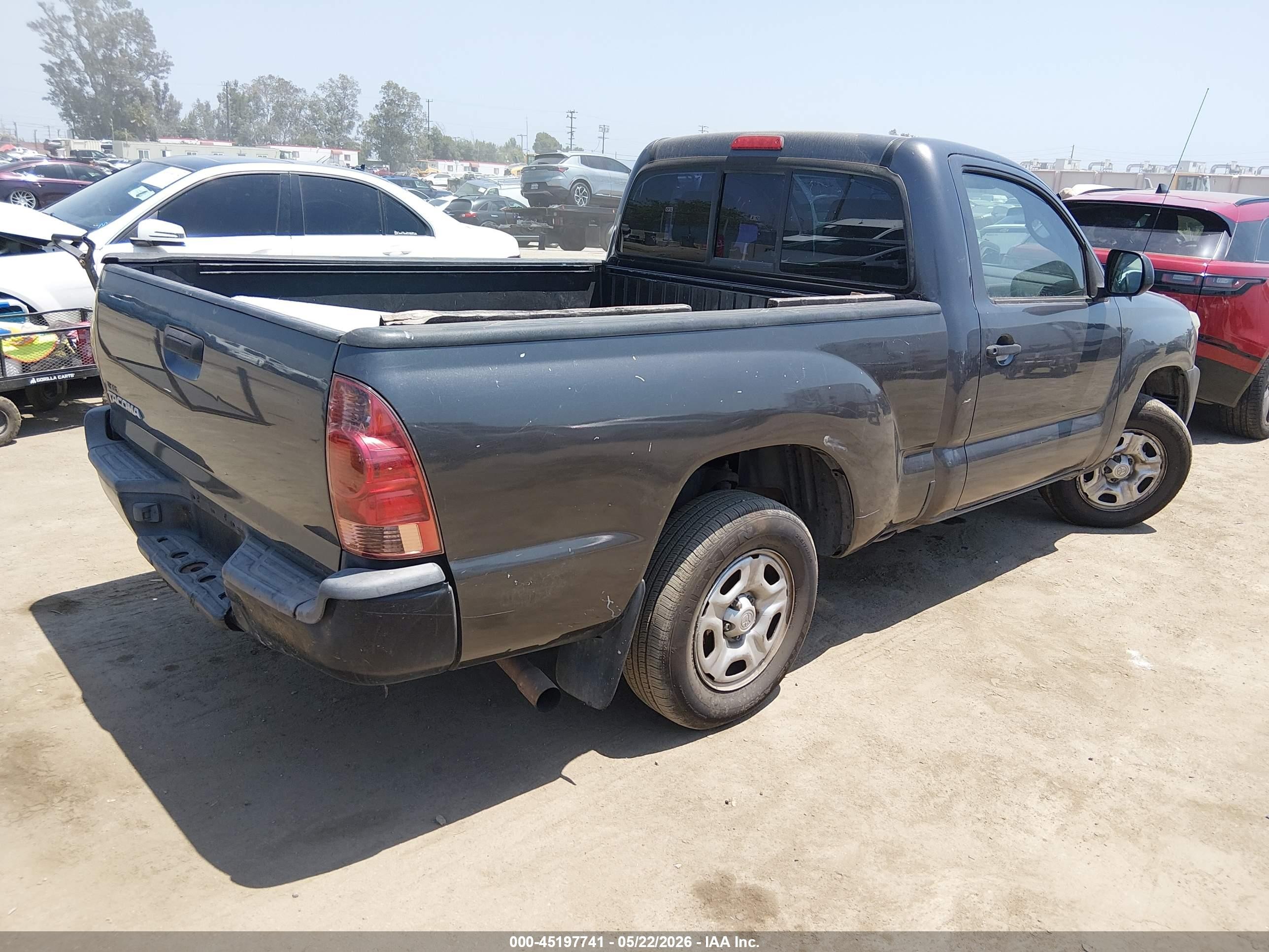 2014 Toyota Tacoma   Серый vin: 5TFNX4CN0EX032736
