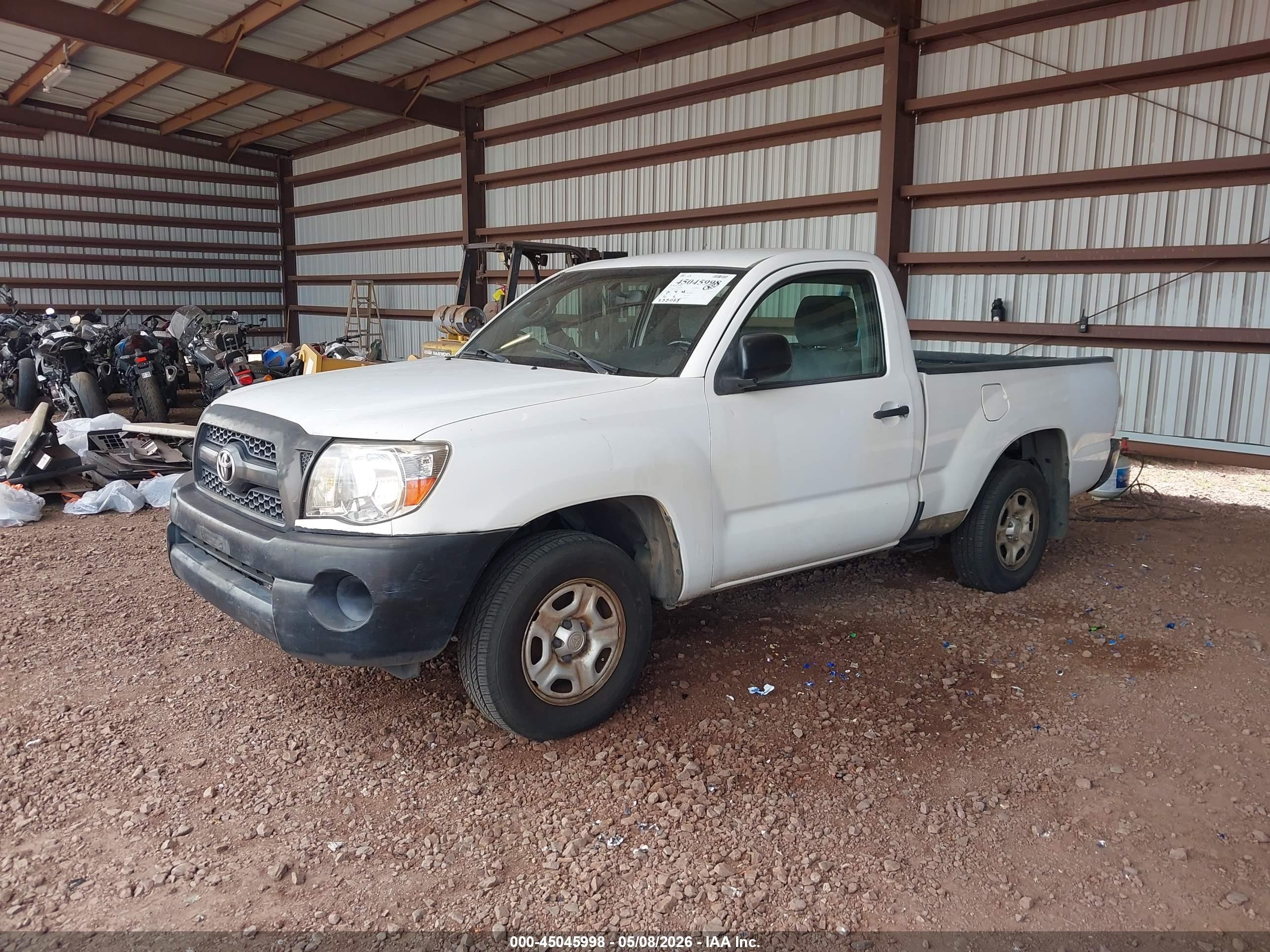2011 Toyota Tacoma   Белый vin: 5TFNX4CN1BX004696