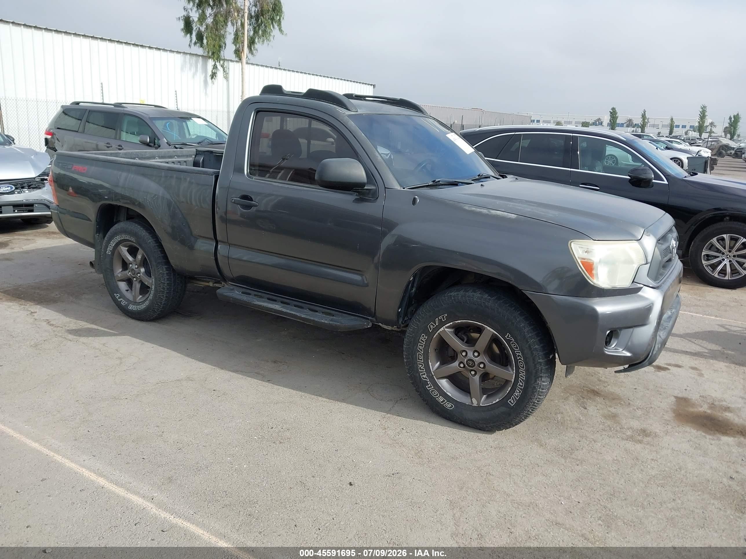 2012 Toyota Tacoma   Gray vin: 5TFNX4CN2CX008919