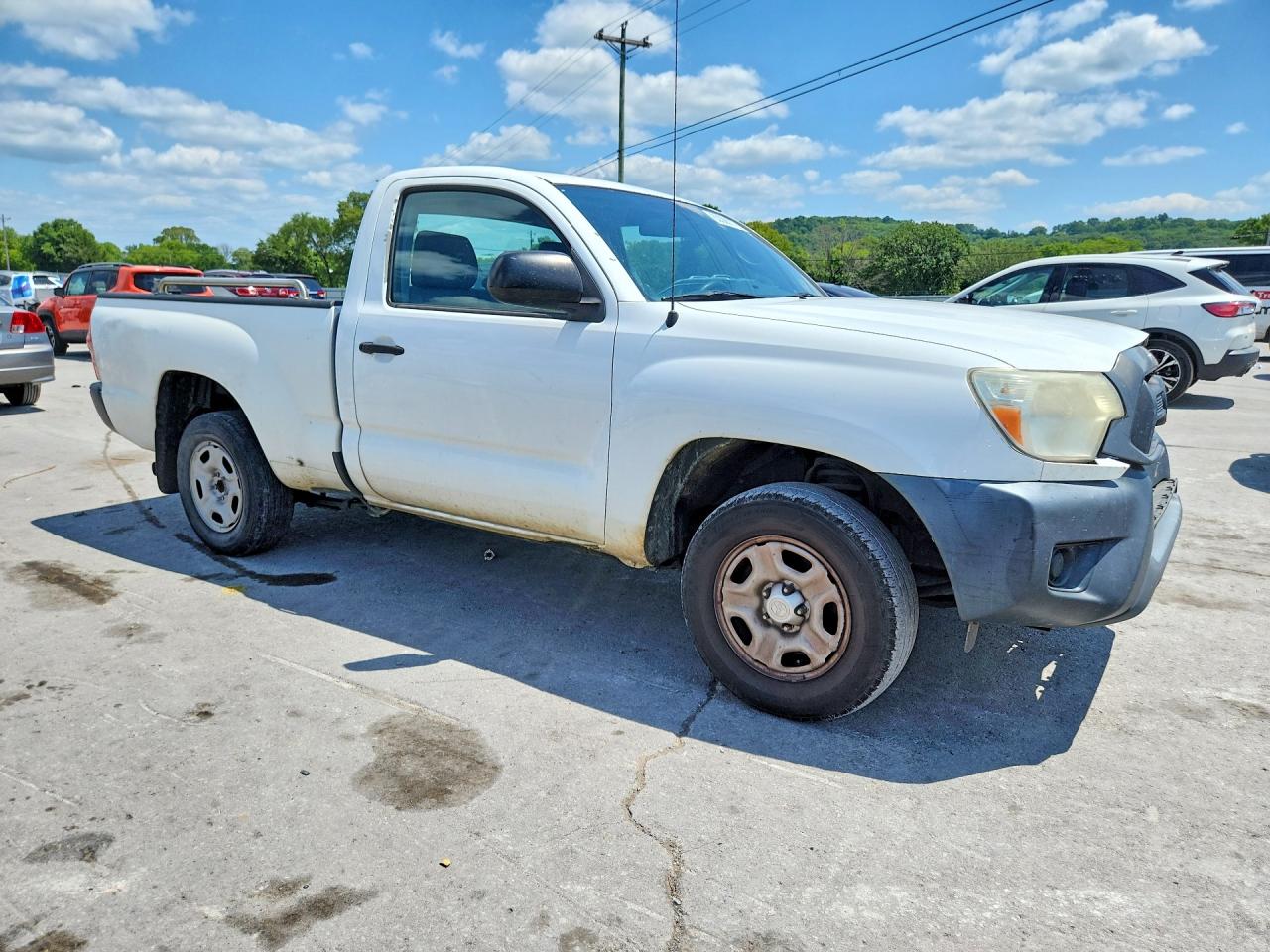 2013 Toyota Tacoma Base Белый vin: 5TFNX4CN2DX023471