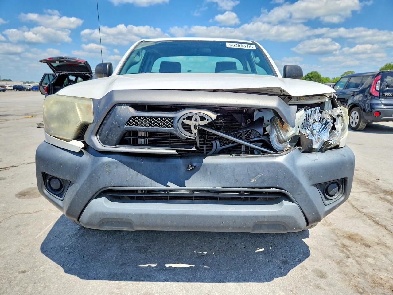 2013 Toyota Tacoma Base Белый vin: 5TFNX4CN2DX023471