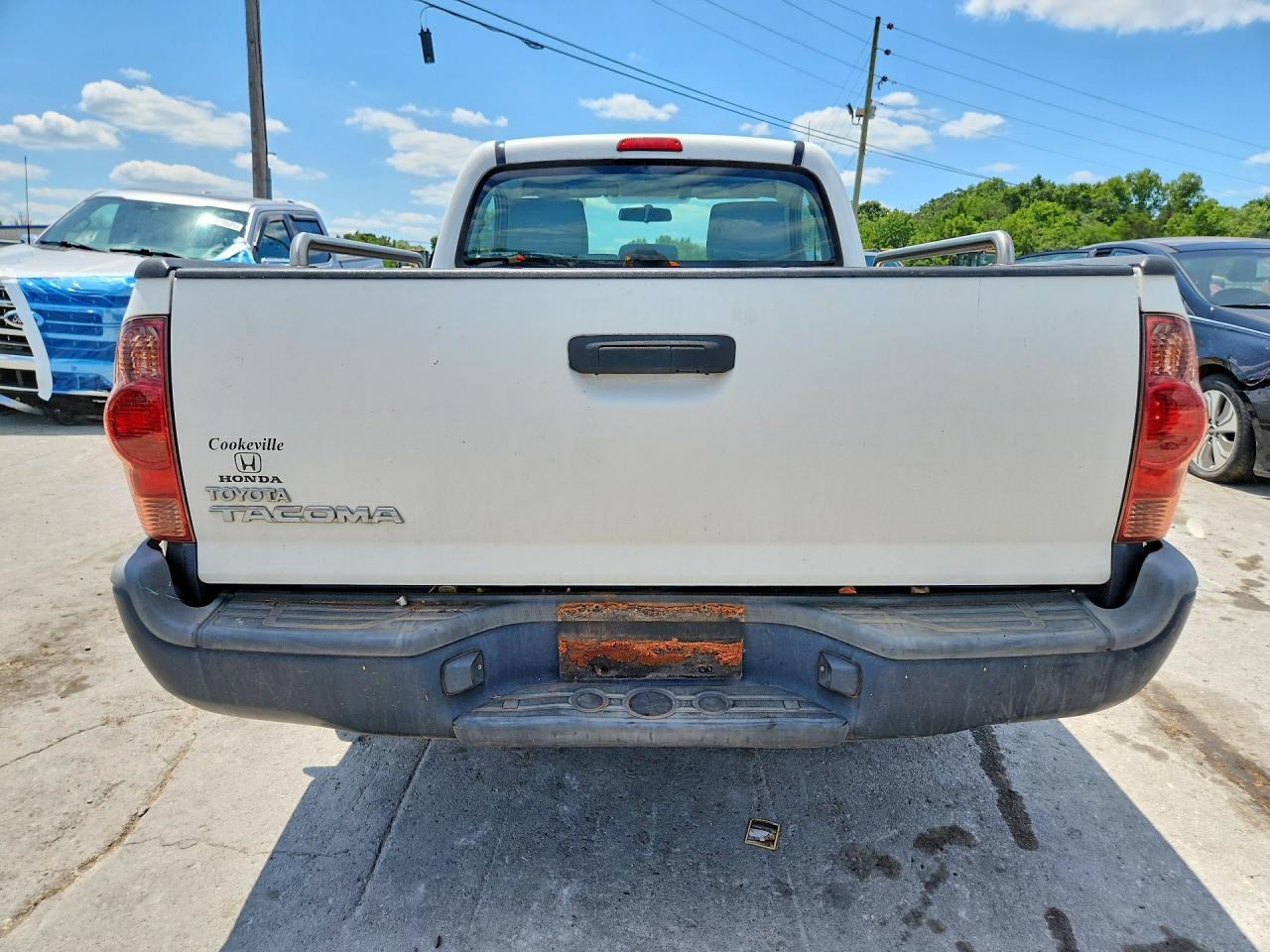2013 Toyota Tacoma Base Белый vin: 5TFNX4CN2DX023471