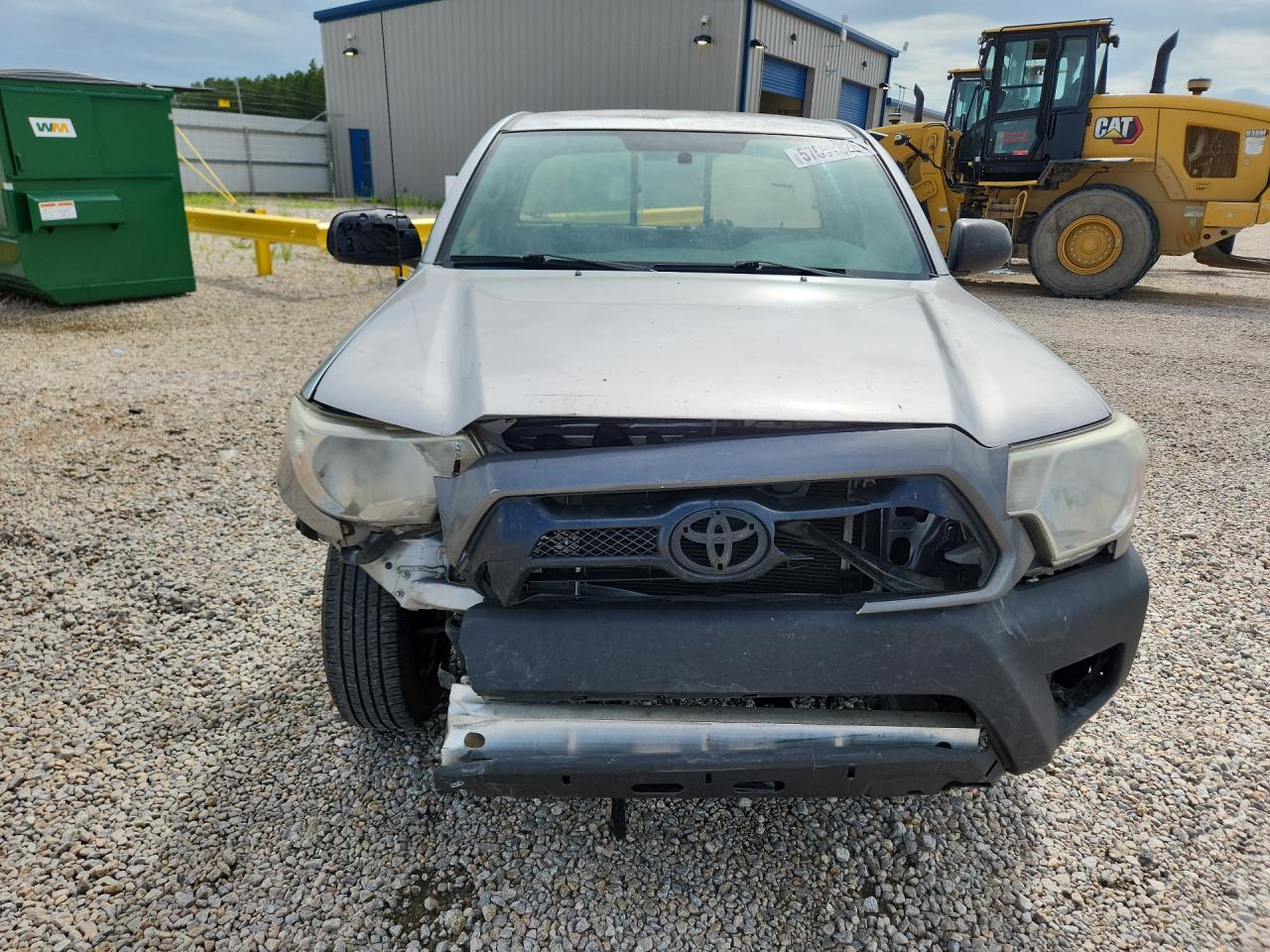 2014 Toyota Tacoma Base Silver vin: 5TFNX4CN2EX032995