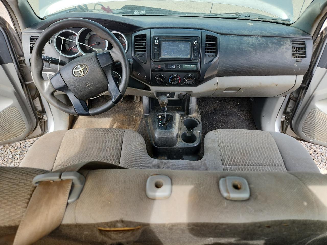 2014 Toyota Tacoma Base Silver vin: 5TFNX4CN2EX032995