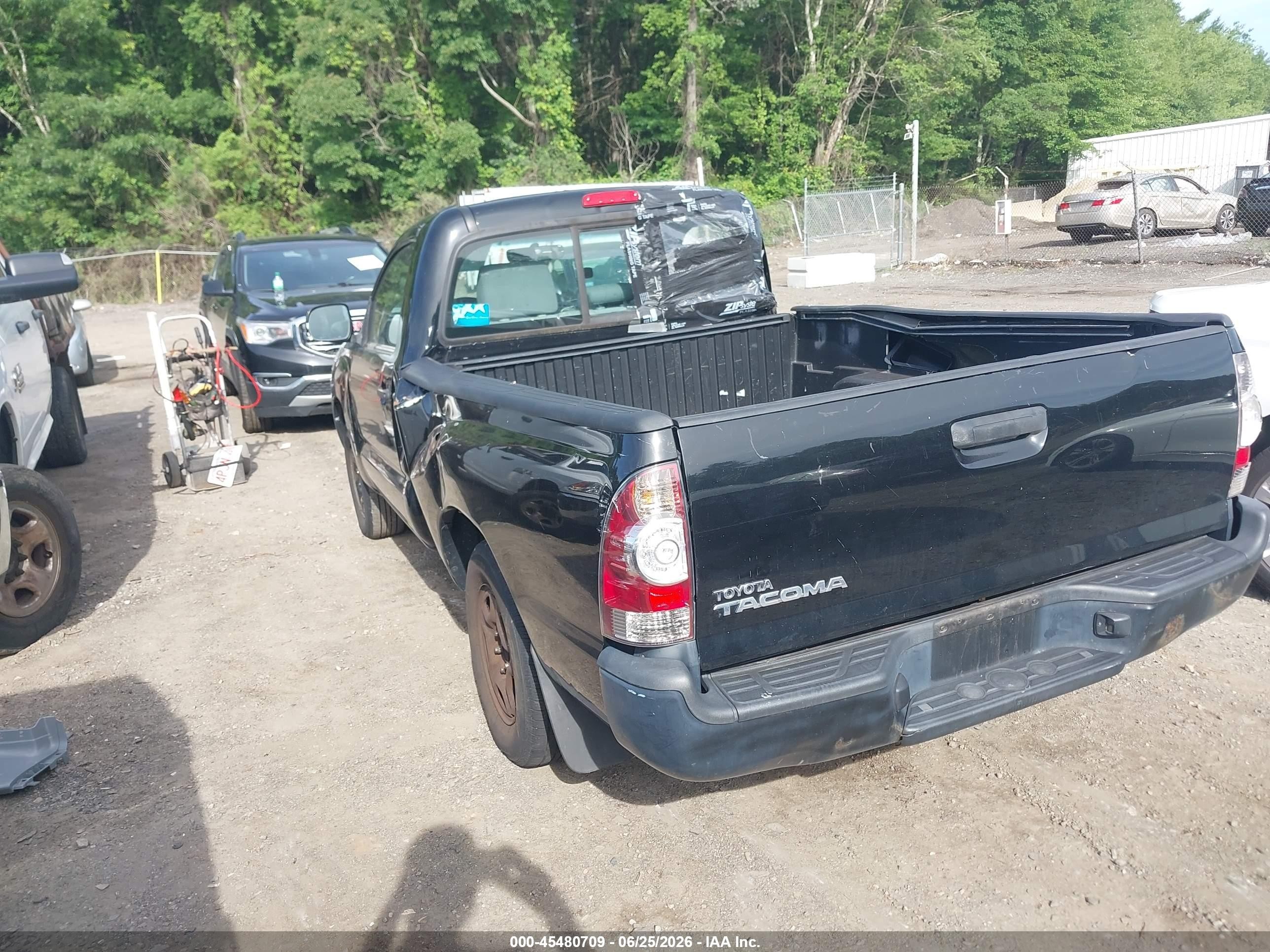 2011 Toyota Tacoma   Black vin: 5TFNX4CN3BX005283