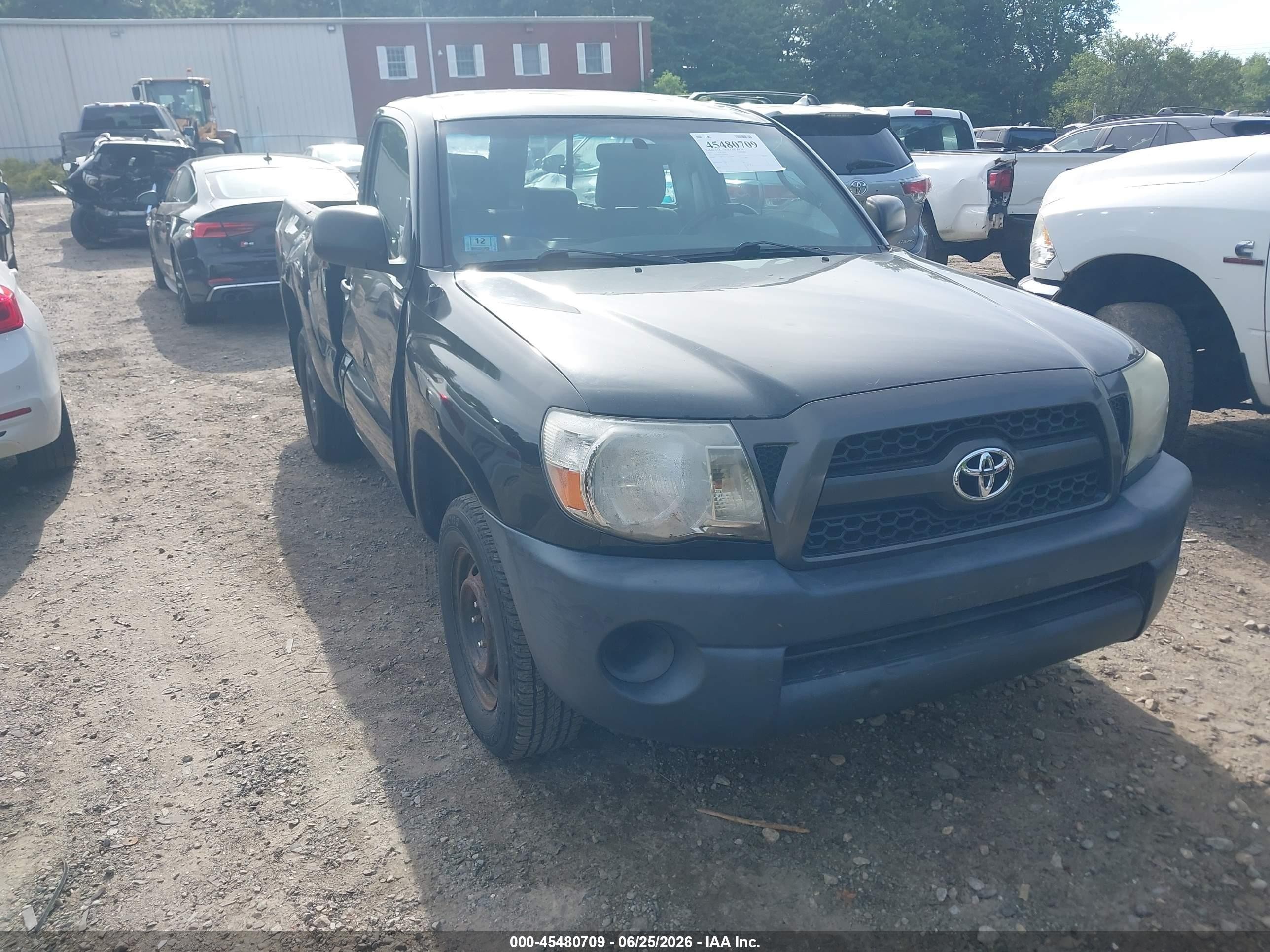2011 Toyota Tacoma   Black vin: 5TFNX4CN3BX005283