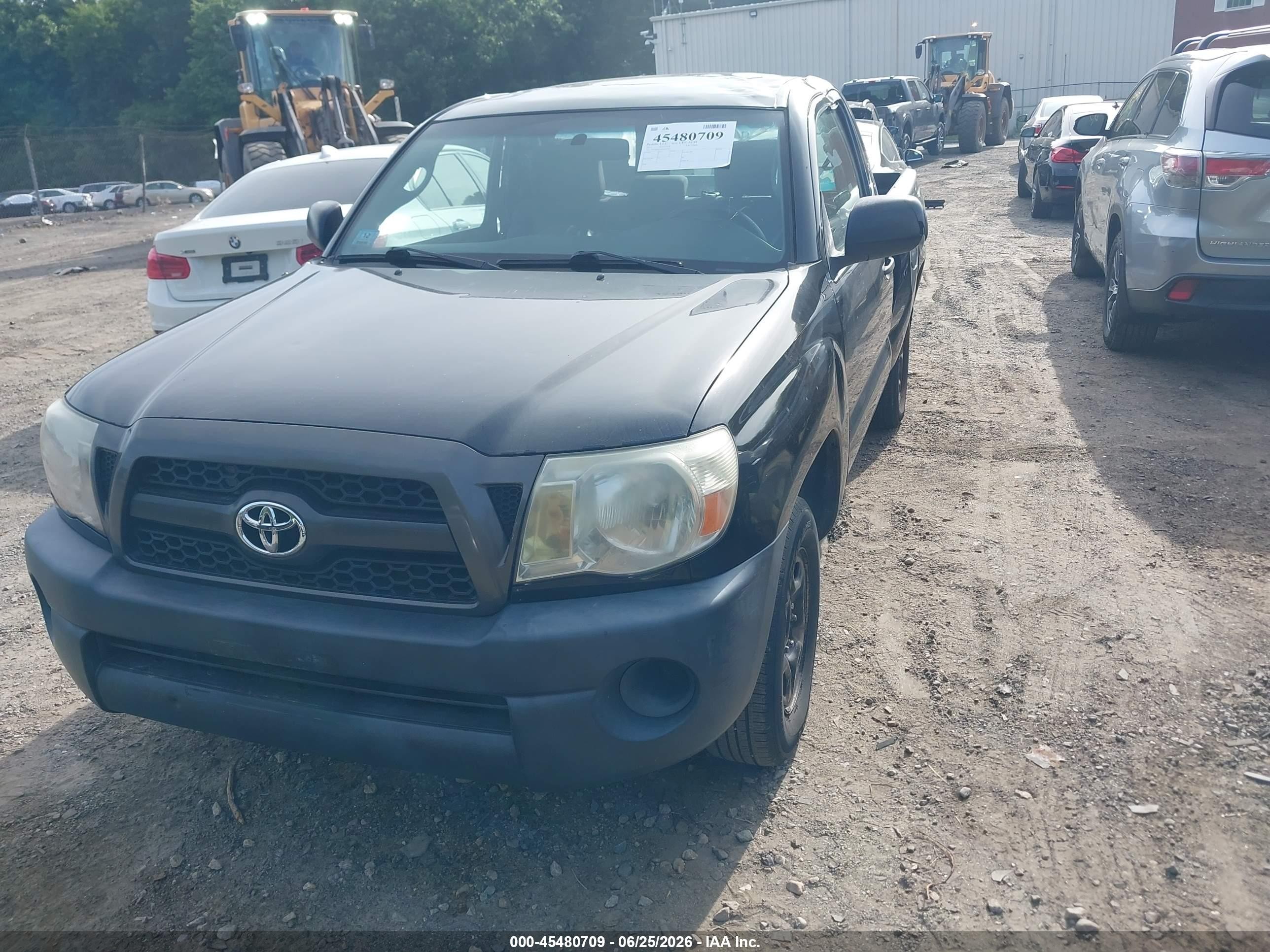 2011 Toyota Tacoma   Black vin: 5TFNX4CN3BX005283