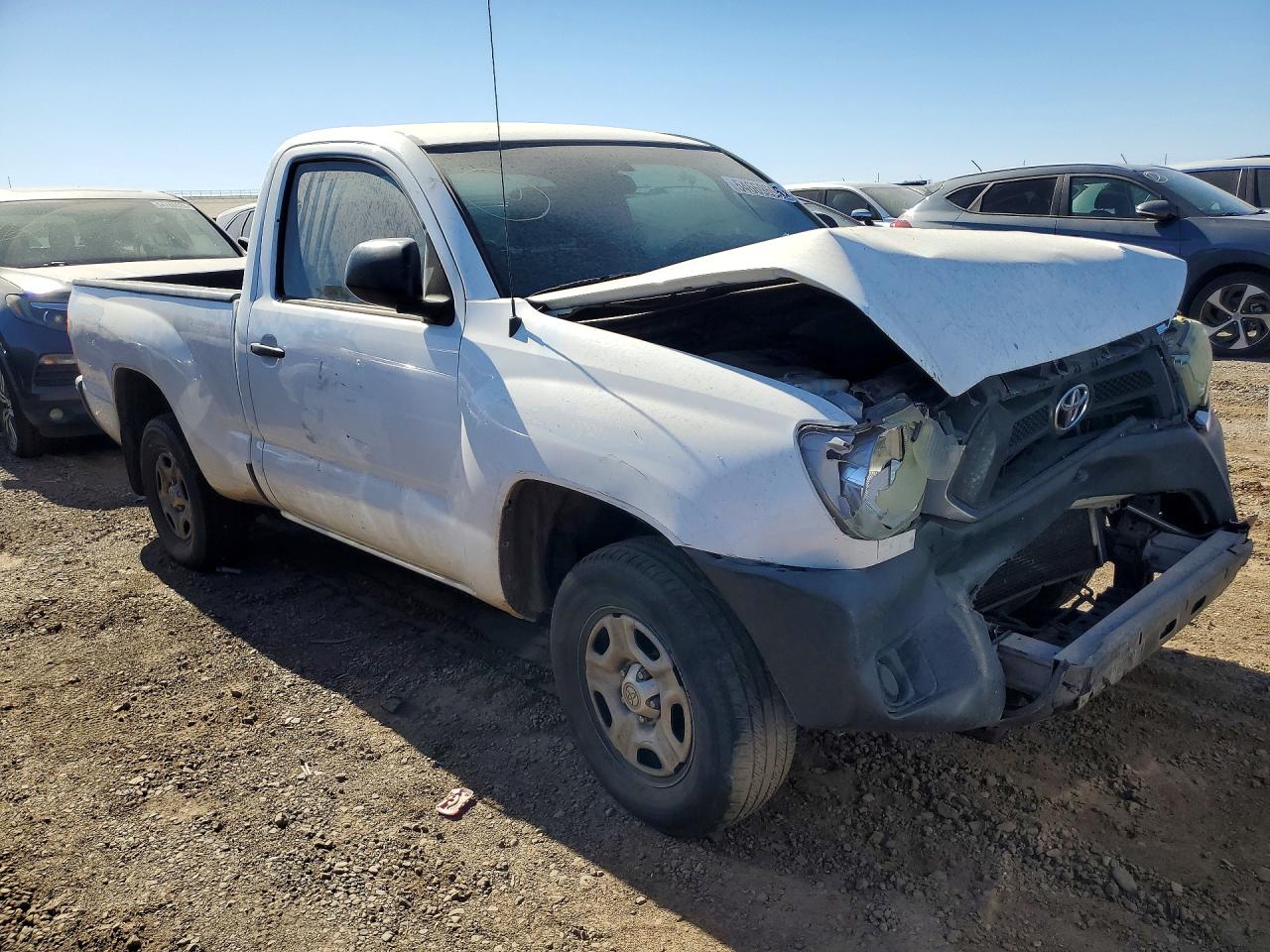 2013 Toyota Tacoma Base White vin: 5TFNX4CN3DX030638