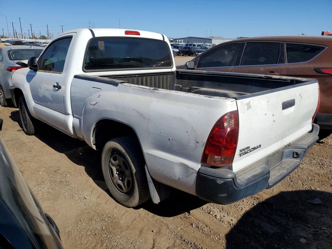 2013 Toyota Tacoma Base White vin: 5TFNX4CN3DX030638