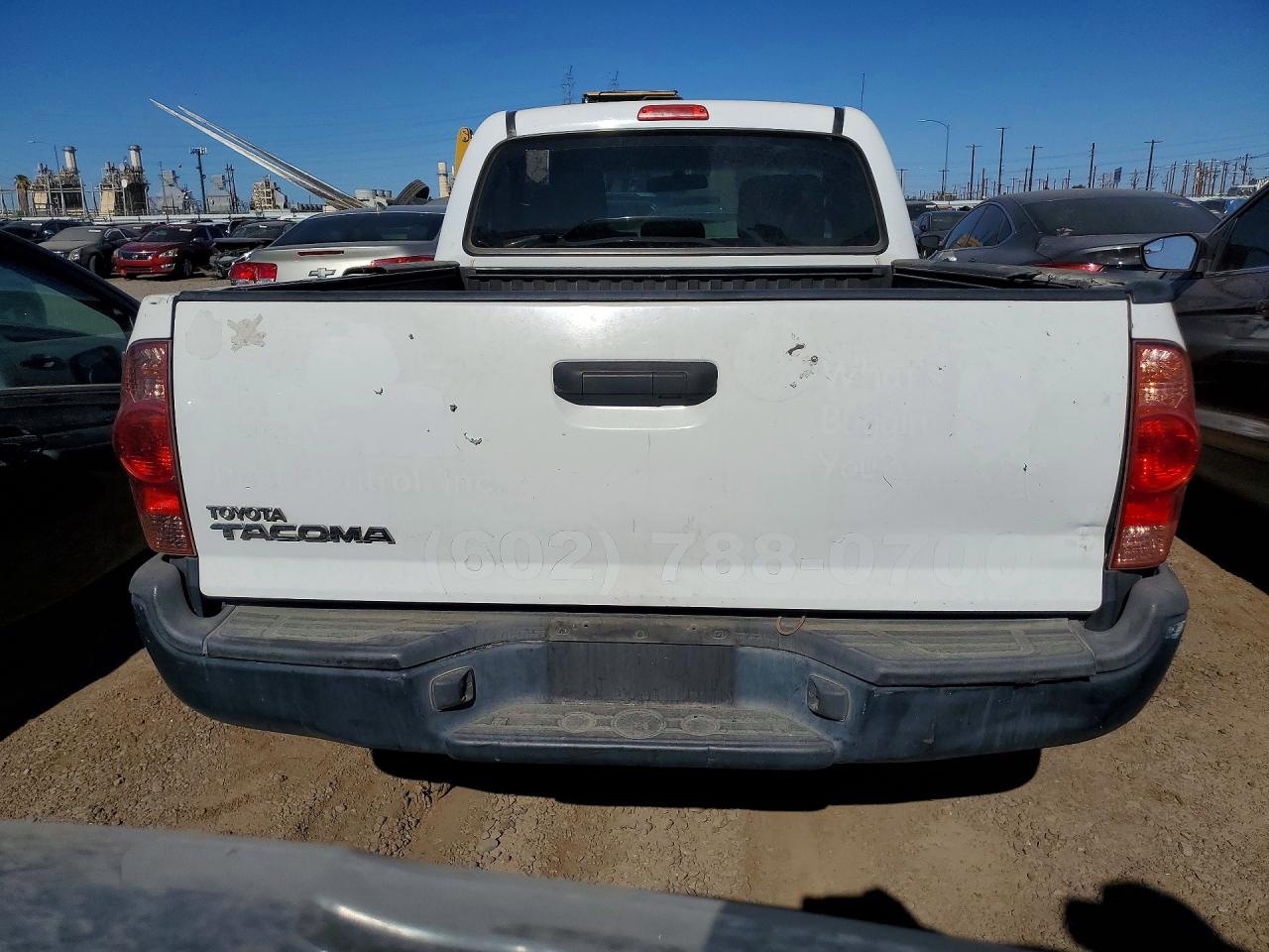 2013 Toyota Tacoma Base White vin: 5TFNX4CN3DX030638