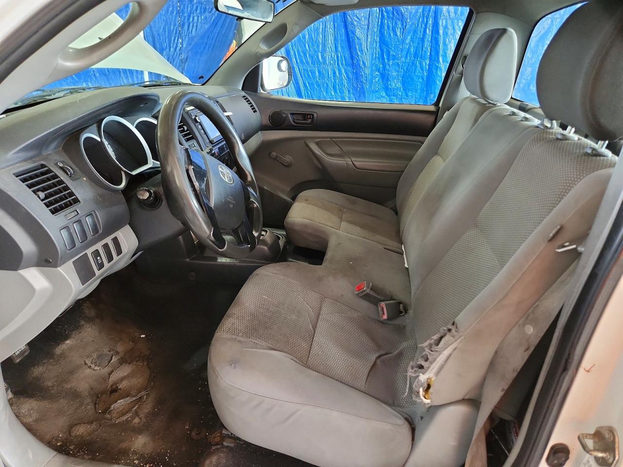 2014 Toyota Tacoma Base White vin: 5TFNX4CN3EX038157