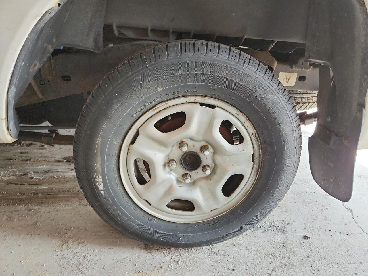 2014 Toyota Tacoma Base White vin: 5TFNX4CN3EX038157 Damage: Left Rear Wheel, Chipped, 10 Or More