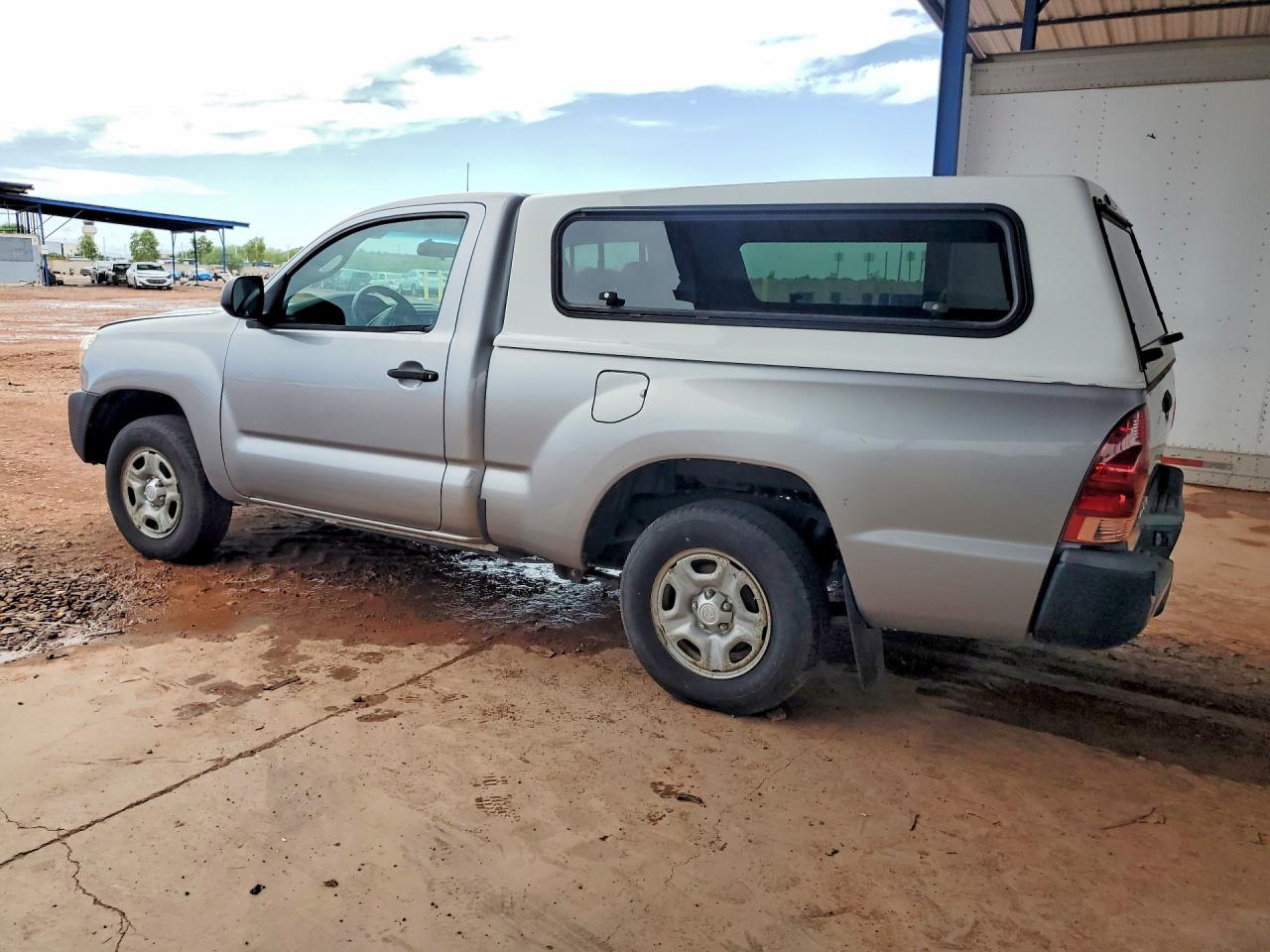 2014 Toyota Tacoma Base Silver vin: 5TFNX4CN3EX038370