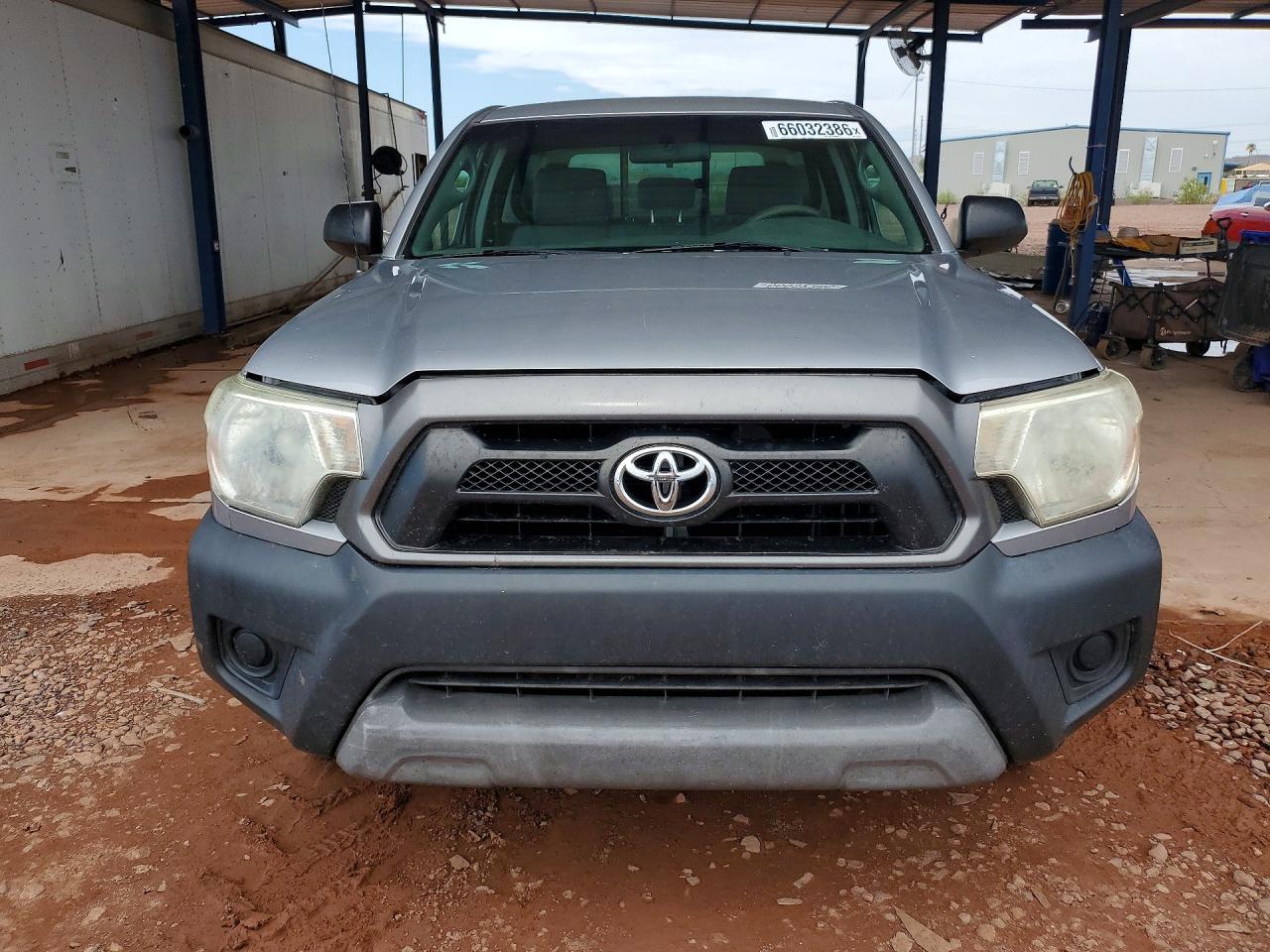 2014 Toyota Tacoma Base Silver vin: 5TFNX4CN3EX038370