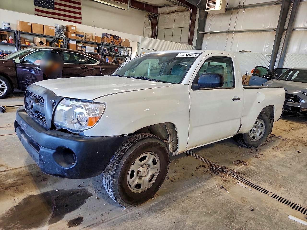 2011 Toyota Tacoma White vin: 5TFNX4CN4BX003574