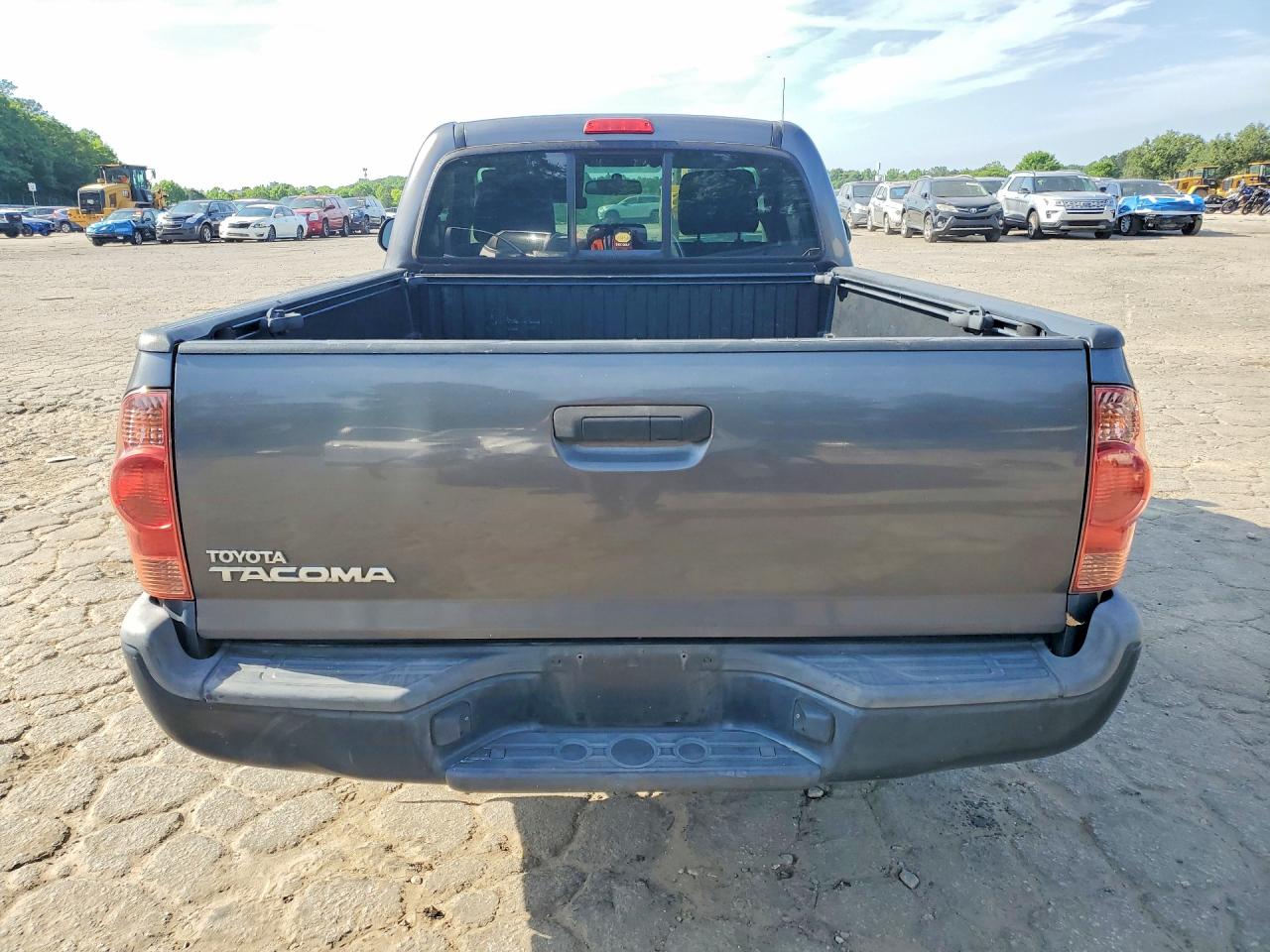 2014 Toyota Tacoma Base Gray vin: 5TFNX4CN4EX032125