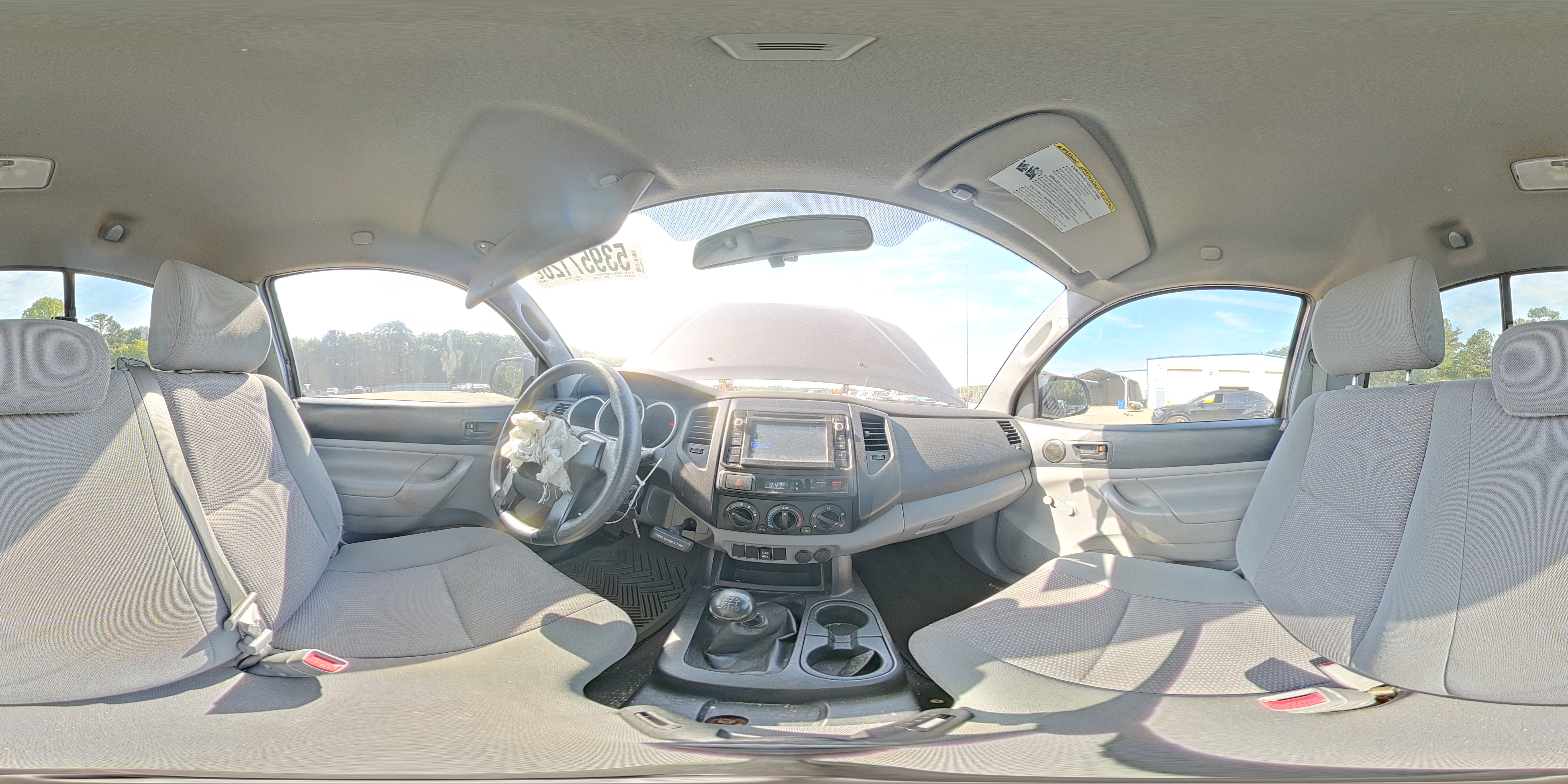 2014 Toyota Tacoma Base Gray vin: 5TFNX4CN4EX032125