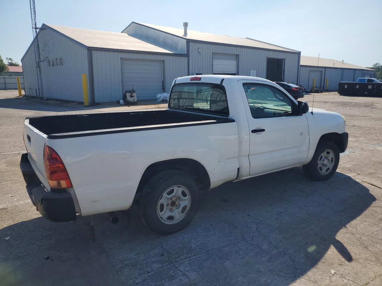2014 Toyota Tacoma Base White vin: 5TFNX4CN4EX042525