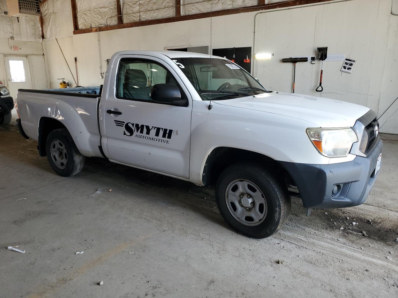 2014 Toyota Tacoma Base White vin: 5TFNX4CN4EX042525 Damage: Overall Vehicle, De-Identify, Removal Required