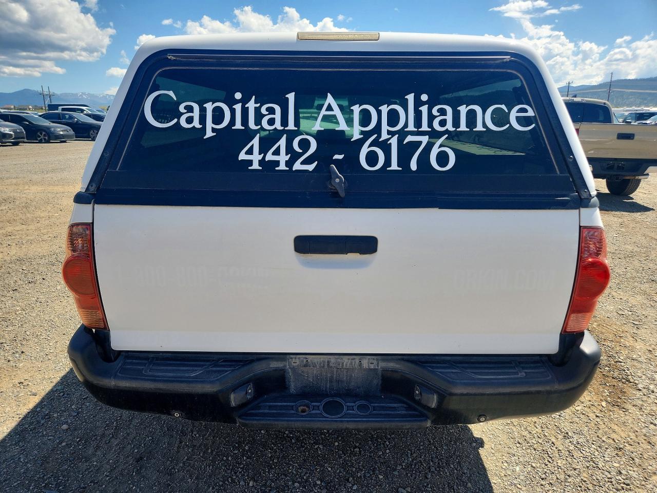 2014 Toyota Tacoma Base White vin: 5TFNX4CN5EX043294