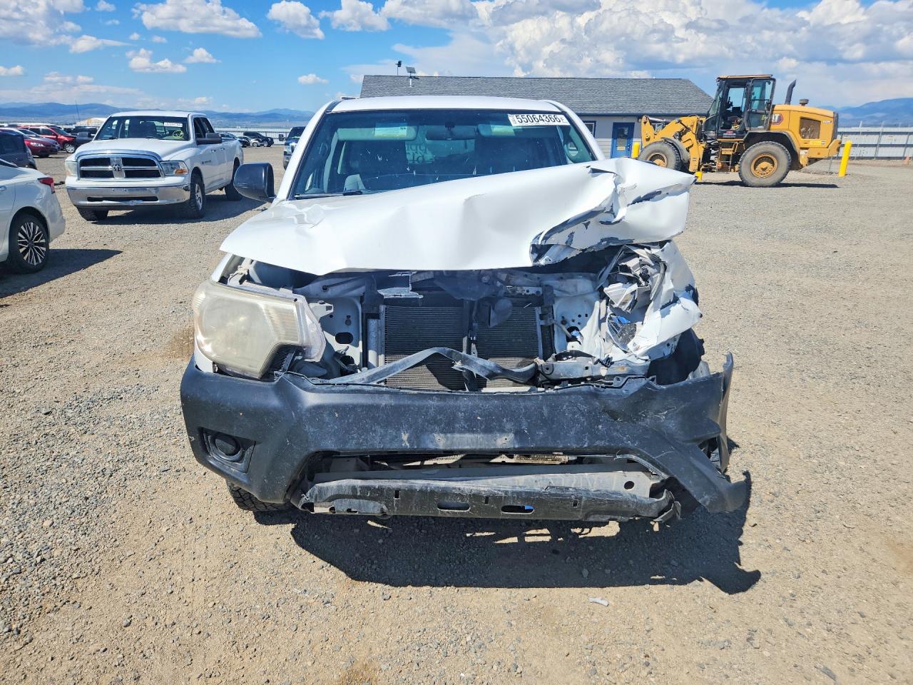 2014 Toyota Tacoma Base White vin: 5TFNX4CN5EX043294