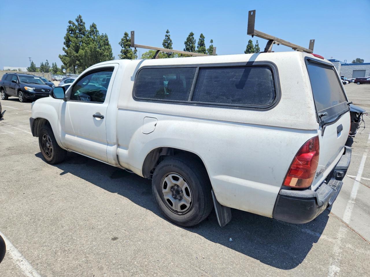 2014 Toyota Tacoma Base White vin: 5TFNX4CN6EX035236