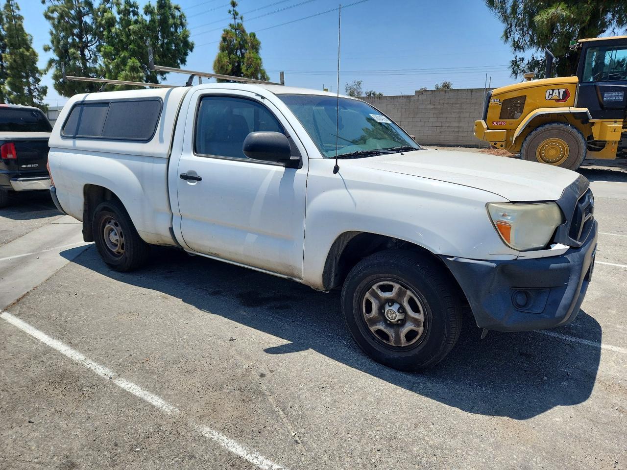 2014 Toyota Tacoma Base White vin: 5TFNX4CN6EX035236