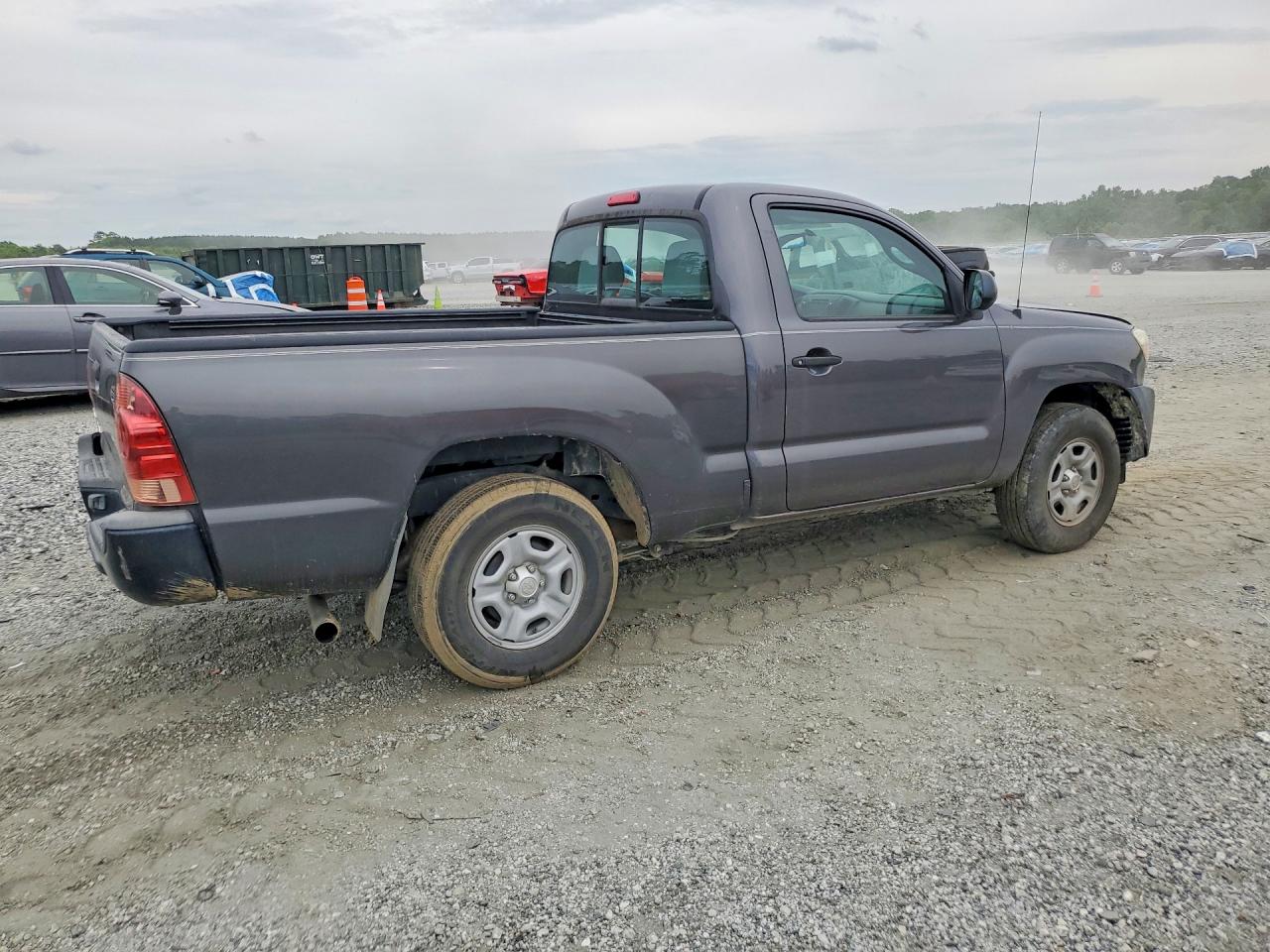 2013 Toyota Tacoma Base Серый vin: 5TFNX4CN7DX026334