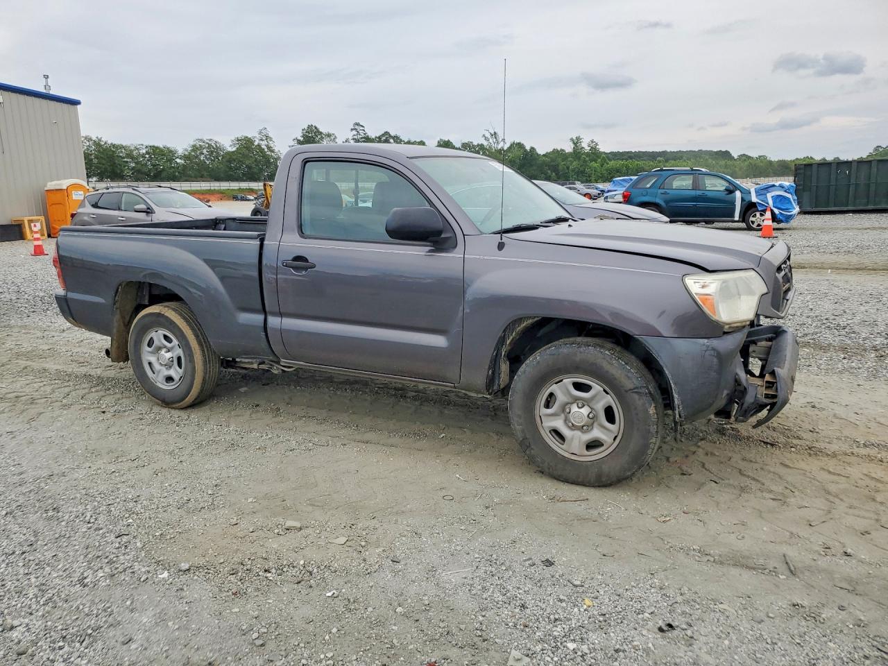 2013 Toyota Tacoma Base Серый vin: 5TFNX4CN7DX026334